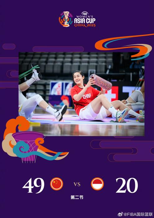 51分大胜印尼，中国女篮取得亚洲杯开门红，展现